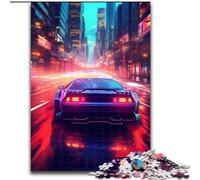 Jigsaws 1000 Pieces for Adults Supercar Racing Puzzle Made of Wood,Ideal for And Family Fun for Holidays, Birthdays 1000pcs(50x75cm)