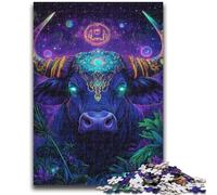 Jigsaws 1000 Pieces for Adults Taurus Goddess for Age 14 Years And over Family Games Christmas Game Presents for Women 26x38cm