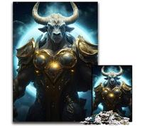 Jigsaws 1000 Pieces for Adults Taurus Zodiac Sign Puzzles for Adults Educational Activity for Cognitive Skills Cognitive Skill Improvement 1000 PCS(75x50cm)