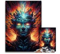 Jigsaws 1000 Pieces for Adults The Colorful Psychedelia of Elemental Magicians Jigsaw Puzzles Brain Teaser Game for Teenagers Perfect 1000 PCS(75x50cm)