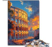 Jigsaws 1000 Pieces for Adults The Colosseum in Rome Jigsaw Perfect for Family Fun on Christmas, Thanksgiving, Birthdays & Easter (size : 50x75cm)