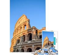 Jigsaws 1000 Pieces for Adults The Colosseum Rome Relaxing Games for Educational Game Challenge Toy Secret Santa Gifts Perfect Decoration (Size 38x52cm)