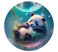 Jigsaws 1000 Pieces for Adults The Enchanted Panda Jigsaw Puzzles Toys Gift Educational Intellectual Decompressing Fun Family Game (67.5x67.5cm)