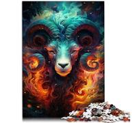 Jigsaws 1000 Pieces for Adults the goat god Stress Relief Toys 26x38cm Birthday Present Gifts Wall Art for and teenager Age 14 Years Up