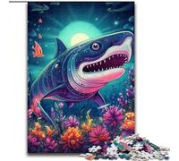 Jigsaws 1000 Pieces for Adults The Jaws cardboard Jigsaw Puzzles for Adults size 26x38cm Challenging Brain Teaser, Family Activity, Home Decor
