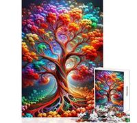 Jigsaws 1000 Pieces for Adults The Neon Arboretum Shared Joyful Family Experience Wonderful Christmas Surprise Gifts (50x75cm)