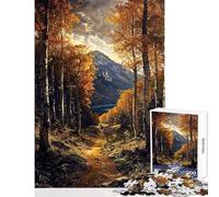 Jigsaws 1000 Pieces for Adults The Path Less Traveled Shared Joyful Family Experience Wonderful Christmas Surprise Gifts (50x75cm)