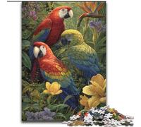 Jigsaws 1000 Pieces for Adults Three Eagles, Family Game Stress Reliever Difficult Challenge Enhance Love between Couples (size 26x38cm)