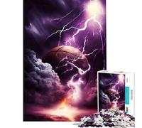 Jigsaws 1000 Pieces for Adults Thunder Basketball Relaxing Games for Educational Game Challenge Toy Secret Santa Gifts Perfect Decoration (Size 38x52cm)