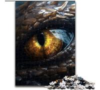 Jigsaws 1000 Pieces for Adults Thunder Dragons Topaz Eye Jigsaw Made of cardboard, for Birthdays, Holidays, Space Party Decorations 1000pcs(26x38cm)
