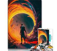 Jigsaws 1000 Pieces for Adults Time Traveler Adult Puzzles,Challenging Game Gifts for Is Ideal As A Gift for The Whole Family 38x26cm