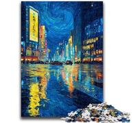 Jigsaws 1000 Pieces for Adults Tokyo Cityscape 1000 Pieces for Teenagers,Fun Games Wall Decoration Unique Birthday And Xmas Gifts (38x26cm)