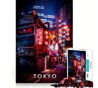 Jigsaws 1000 Pieces for Adults Tokyo Perfecture Flawless Fit Art Mind Game Gift Slow Game Play Christmas Wall Art (50x75cm)