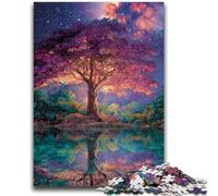 Jigsaws 1000 Pieces for Adults Tree of Life Learning Educational Toys Family Games Enhance Love between Couples 26x38cm