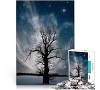 Jigsaws 1000 Pieces for Adults Tree of souls Made of wood Suitable for people aged 14 and above Assembling the model Gift Toys 。size:50x75cm/19.68x29.52inch