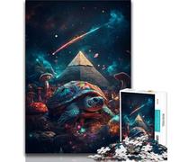 Jigsaws 1000 Pieces for Adults Turtle,Stress Reliever Difficult Challenge Is Ideal As Gifts for The Whole Family 75x50cm