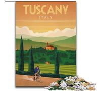 Jigsaws 1000 Pieces for Adults Tuscany Educational Games Home Decoration Artists Collection, Fine Art (50x75cm) 1000pcs
