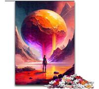 Jigsaws 1000 Pieces for Adults Universe Planet Jigsaw Puzzles 1000 Pieces for Adults for Family Fun Perfect for Holidays, Interactive Game Nights (Szie 50x75 cm)