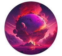 Jigsaws 1000 Pieces for Adults Universe Planet Landscape Challenging Puzzles for Teenagers & Family Fun - DIY Brain Teaser Game Gift (67.5x67.5cm)