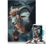 Jigsaws 1000 Pieces for Adults Unlucky Sheep Interessante Stressreduzierung denn eignet sich ideal als Geschenk für die ganze Familie75x50cm