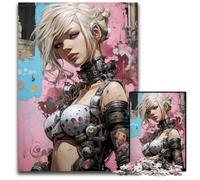 Jigsaws 1000 Pieces for Adults Urban Girl V Jigsaw Puzzles for Adults for Home Decor Brain TrainingHoliday Gifts 1000 PCS(75x50cm)