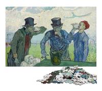 Jigsaws 1000 Pieces for Adults Van Gogh Drinkers Impossible Jigsaw Puzzles for Adults for Teenagers Couples And Friends for Birthdays Christmas