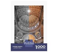 Jigsaws 1000 Pieces for Adults Vatican City Interior Puzzle for Adults Relax Games Analysis And Logic Christmas Birthday Gifts 38x26cm/1000pcs
