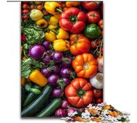 Jigsaws 1000 Pieces for Adults Vegetables Collection,Stress Reliever Difficult Challenge Every Piece Is Unique - Challenging Family Fun Game 50x75cm