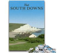 Jigsaws 1000 Pieces for Adults Visit South Downs Family Fun for Is Ideal As A Gift for The Whole Family for And Age 14 Years Up (size 38x26cm)
