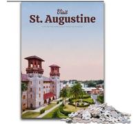 Jigsaws 1000 Pieces for Adults Visit St Augustine Educational Games Home Decoration Artists Collection, Fine Art (50x75cm) 1000pcs