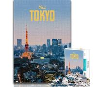 Jigsaws 1000 Pieces for Adults Visit Tokyo,Help The Brain Exercise Addictive Toys to Cultivate Patience Artists Collection,Fine Art (75x50cm)