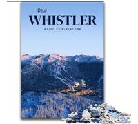 Jigsaws 1000 Pieces for Adults Visit Whistler, Help The Brain Exercise Addictive Toys to Cultivate Patience Perfect Decoration 50x75cm