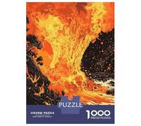 Jigsaws 1000 Pieces for Adults Volcanic Eruption Puzzle for Adults Relax Games Analysis And Logic Christmas Birthday Gifts 70x50cm/1000pcs