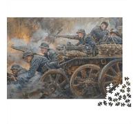 Jigsaws 1000 Pieces for Adults War Oil Painting Puzzles 1000 Pieces Challenging Puzzles for Adults 1000pcs (75x50cm)
