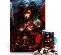Jigsaws 1000 Pieces for Adults Warrior Girl Help the brain exercise addictive toys to cultivate patience wall decoration 50x70cm