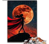 Jigsaws 1000 Pieces for Adults Warrior Girl Under The Moon Puzzle for Teenagers, Couples, And Friends for Birthdays, Christmas (size 50x75cm)