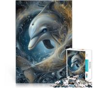 Jigsaws 1000 Pieces for Adults Whimsical World Stressabbau Schwierige Herausforderung mit passendem Poster und Quizblatt75x50cm