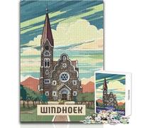 Jigsaws 1000 Pieces for Adults Windhoek Educational Games Difficult Challenge Anti-Stress Toys Size 38x52cm