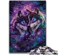 Jigsaws 1000 Pieces for Adults Wolf Family Fun for Is Ideal As A Gift for The Whole Family for And Age 14 Years Up 50x75cm