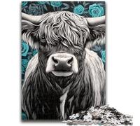 Jigsaws 1000 Pieces for Adults Yak Adult Jigsaw,Stress Reliever Difficult Challenge Suitable for Desktop Decoration (38x26cm)