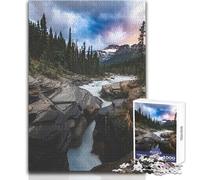 Jigsaws 1000 Pieces for Adults Yoho National Park Canada Family Activities Brain Teaser Game Great Gifts And Toys (size 38x26cm)