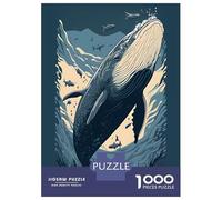 Jigsaws 1000 Pieces for Teenagers A Whales Song Jigsaw Puzzle Toy Wall Decor Difficult Challenge Birthday Present, Gifts, 70x50cm/1000pcs