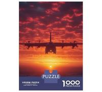 Jigsaws 1000 Pieces for Teenagers Airplane at Sky Background Jigsaw Toy Wall Decor Staycation Kill Time Gifts for Friends And Family 70x50cm/1000pcs