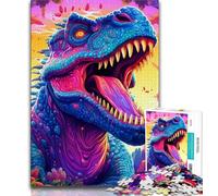 Jigsaws 1000 Pieces for Teenagers Ancient Dinosaurs,Help The Brain Exercise Addictive Toys to Cultivate Patience Perfect Decoration (38x26cm)