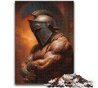Jigsaws 1000 Pieces for Teenagers Ancient Gladiator Warrior 1000 Pieces for Teenagers,Interesting Stress Reduction Parent-child Interaction (26x38cm)