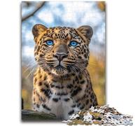 Jigsaws 1000 Pieces for Teenagers Animal Leopard 1000 Pieces for Adults,Learning Educational Toys Family Games Unique Birthday And Gifts (38x26cm)
