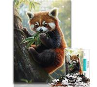 Jigsaws 1000 Pieces for Teenagers Animal Red Panda Teenager Puzzles,learning Educational for Is Ideal As A Gift for The Whole Family (size 75x50cm)