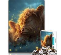 Jigsaws 1000 Pieces for Teenagers Animal Yak,Help The Brain Exercise Addictive Toys to Cultivate Patience Perfect Decoration (75x50cm)