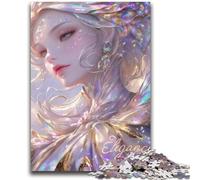 Jigsaws 1000 Pieces for Teenagers Anime Angel Girl Challenging To Complete But Fun And Humorous Birthday Present, Gifts, Wall Art 38x26cm