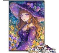 Jigsaws 1000 Pieces for Teenagers Anime Girl Wizard Family Fun for Is Ideal As A Gift for The Whole Family for And Age 14 Years Up (size 26x38cm)